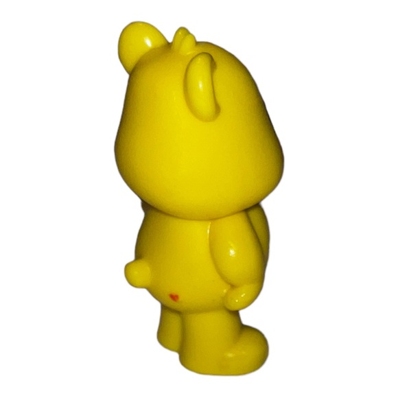 Care Bears FUNSHINE BEAR Mini Figure Doll Series 1 With Case And I Care Coin - Picture 2 of 10